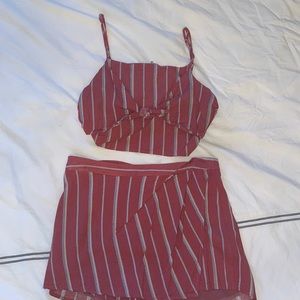 Skort and crop top set!
